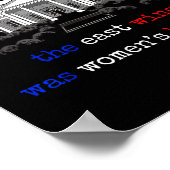 De oostvleugel was vrouwengeschiedenis poster (Hoek)