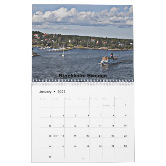 De Oostzee Kalender (Jan 2027)