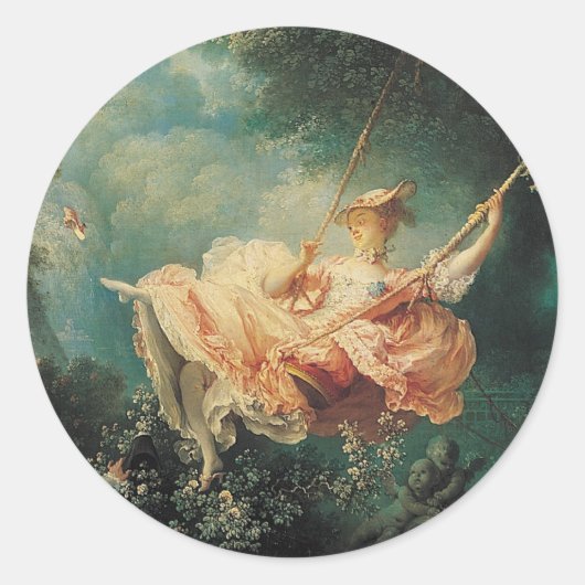 DE OOSTZWEEFSEL groen blauw geel Ronde Sticker (Voorkant)