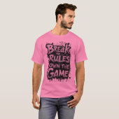 : De op maat gemaakte zware basic T-shirt (Voorkant volledig)