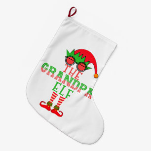 De Opa Elf Familie Matching Kerst Pijama Grote Kerstsok