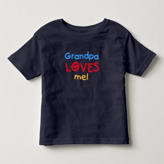 De opa houdt van me kinder shirts (Voorkant)