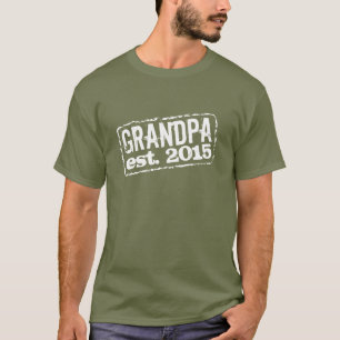De opa vestigde 2015 Personaliseerbare t-shirts  