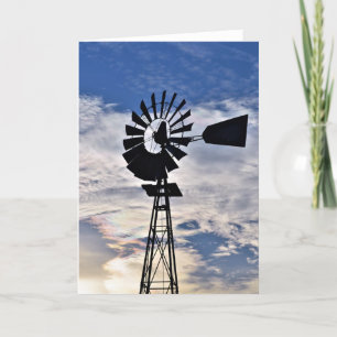 De opalen Windmolen van de Hemel - 5 X 7 kaart, Kaart