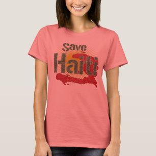 De opbrengst gaat naar RED CROSS - Save Haiti (Gre T-shirt