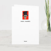 De opdracht-Begroetende Kaart van San Antonio (Achterkant)