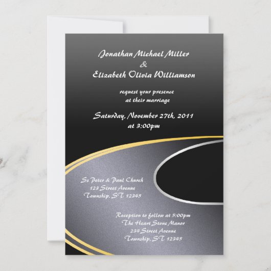 De Open Weg - Uitnodigingen voor bruiloften (Voorkant)