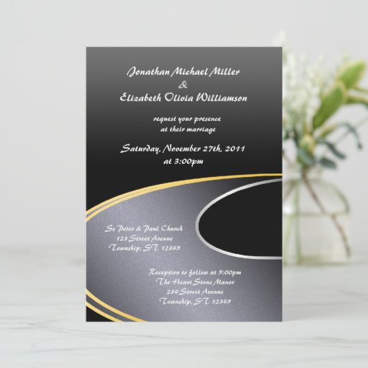 De Open Weg - Uitnodigingen voor bruiloften (Staand voorkant)