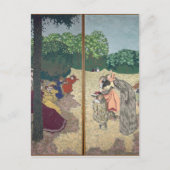 De openbare tuinen briefkaart (Voorkant)