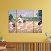 De openbare tuinen canvas afdruk (Insitu (Woonkamer))