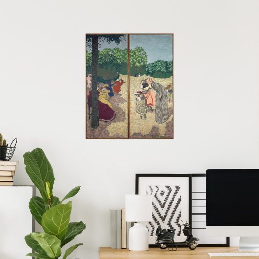 De openbare tuinen poster (Thuiskantoor)