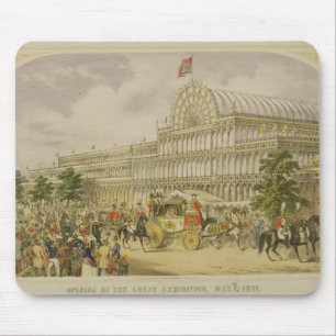 De opening van de Grote tentoonstelling, 1 mei 185 Muismat