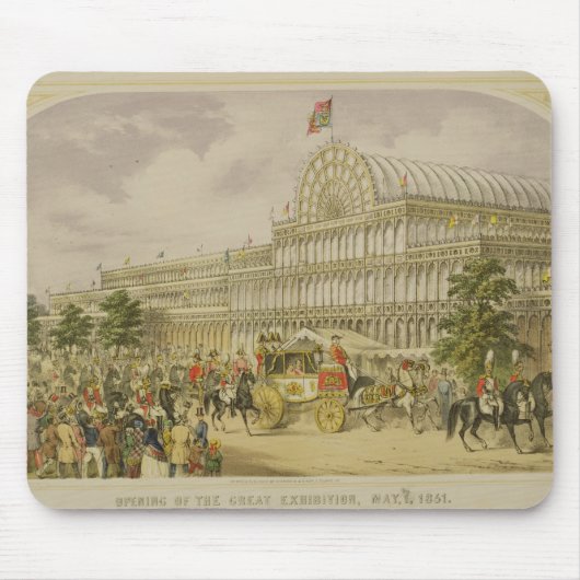 De opening van de Grote tentoonstelling, 1 mei 185 Muismat (Voorkant)