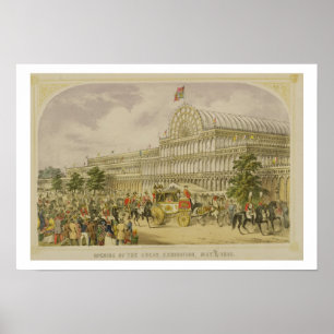 De opening van de Grote tentoonstelling, 1 mei 185 Poster