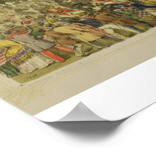 De opening van de Grote tentoonstelling, 1 mei 185 Poster (Hoek)