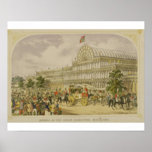 De opening van de Grote tentoonstelling, 1 mei 185 Poster