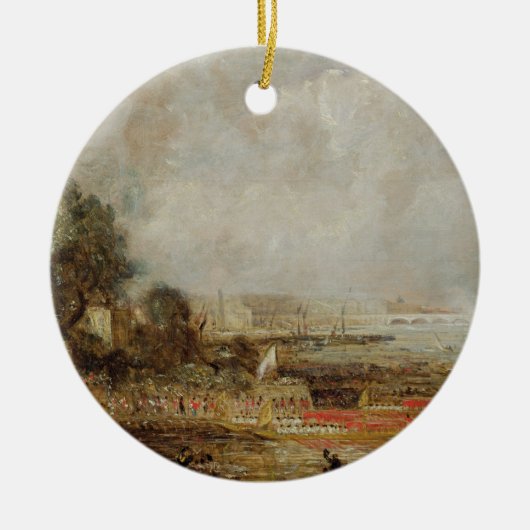 De opening van de Waterloorbrug, c.1829-31 (olie o Keramisch Ornament (Voorkant)