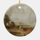 De opening van de Waterloorbrug, c.1829-31 (olie o Keramisch Ornament (Achterkant)