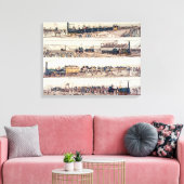 De opening van Stockton en Darlington Canvas Afdruk (Insitu (Woonkamer))