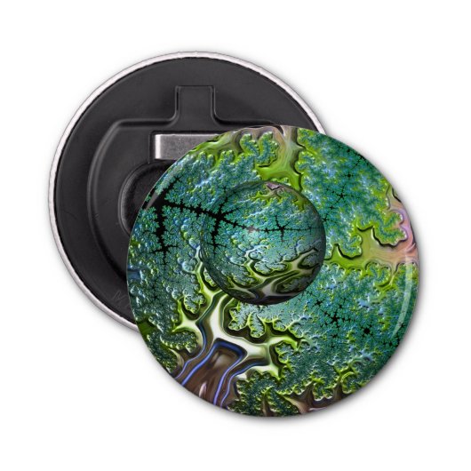 De opening voor de fles voor de reis button flesopener (Voorkant)