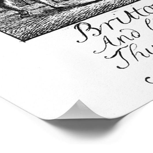 De Opera Burlesqued van Beggar, 1728 Poster (Hoek)