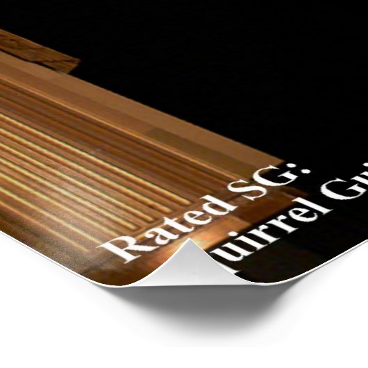 De Opera Phantom Squirrel Poster (Hoek)