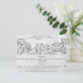 De opera van Beggar Briefkaart (Staand voorkant)