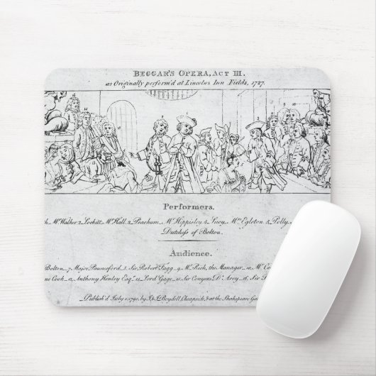 De opera van Beggar Muismat (Met muis)