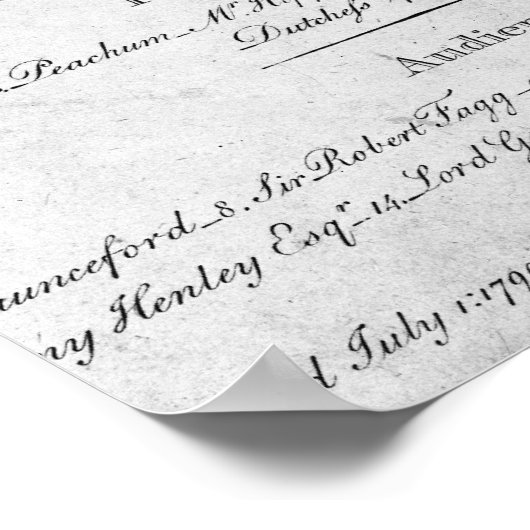 De opera van Beggar Poster (Hoek)