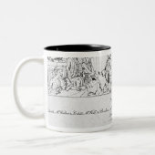 De opera van Beggar Tweekleurige Koffiemok (Links)