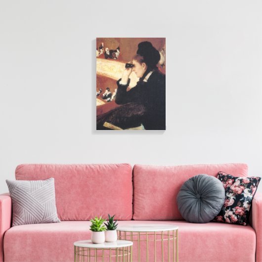 De opera van Mary Cassatt, impressionisme Canvas Afdruk (Insitu (Woonkamer))