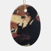 De opera van Mary Cassatt, impressionisme Keramisch Ornament (Achterkant)