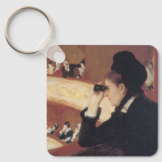 De opera van Mary Cassatt,  impressionisme Sleutelhanger (Voorkant)