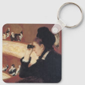 De opera van Mary Cassatt,  impressionisme Sleutelhanger (Achterkant)