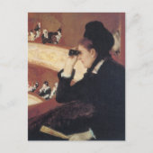 De Opera van Mary Cassatt, Vintage Impressionisme Briefkaart (Voorkant)