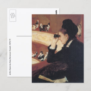 De Opera van Mary Cassatt, Vintage Impressionisme Briefkaart