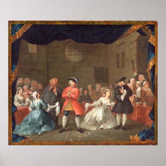 De Opera William Hogarth Fine Art van de Beggar Poster (Voorkant)