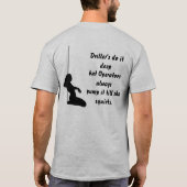 De operatoren pompen het tot ze lacht. t-shirt (Achterkant)