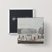 De opernplatz, Berlijn Vierkante Button 5,1 Cm (Voorkant /achterkant)