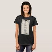 De opgehangen Man XII Tarot Kaart T-shirt (Voorkant volledig)