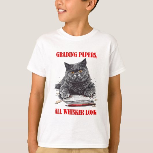 De opgeleide kat t-shirt (Voorkant)