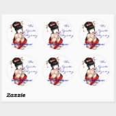 De Opiate Odyssey "Gear" Stickers! Ronde Sticker (Vel)