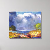 De opkomende storm | George Bellows | Canvas Afdruk (Voorkant)