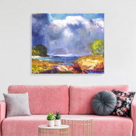 De opkomende storm | George Bellows | Canvas Afdruk