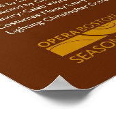 De opkomst en de Herfst van de stad Mahagonny Poster (Hoek)