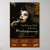 De opkomst en de Herfst van de stad Mahagonny Poster (Voorkant)