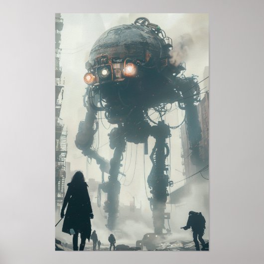 De opkomst van AI: demonstratie van kunstmatige in Poster (Voorkant)