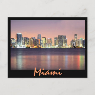 De opkomst van de Magic City, Miami. Briefkaart