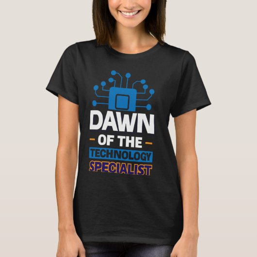 De opkomst van de technologiespecialist t-shirt (Voorkant)