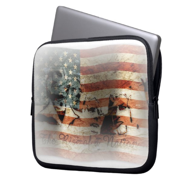 De opkomst van een natie ... laptop sleeve (Voorkant Links)